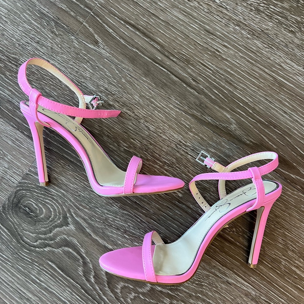 Jessica Simpson pink heels